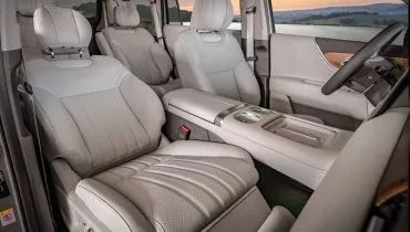 GAC GS9 Ultra. Imagem mostra o amplo espaço interno para os passageiros.