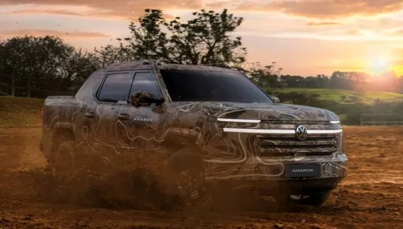 Nova Amarok 2027 eletrificada? Volkswagen aposta na versão mais potente da história da picape