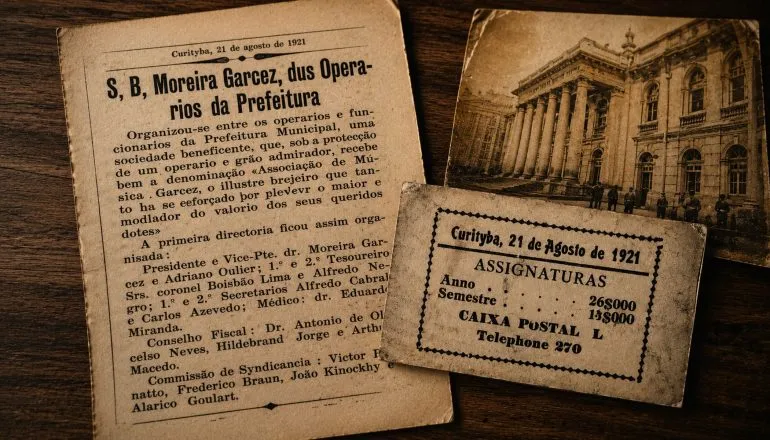 Registro histórico de 1921 ajuda a contar os primeiros capítulos da Sociedade, quando a união entre trabalhadores municipais se fortaleceu.