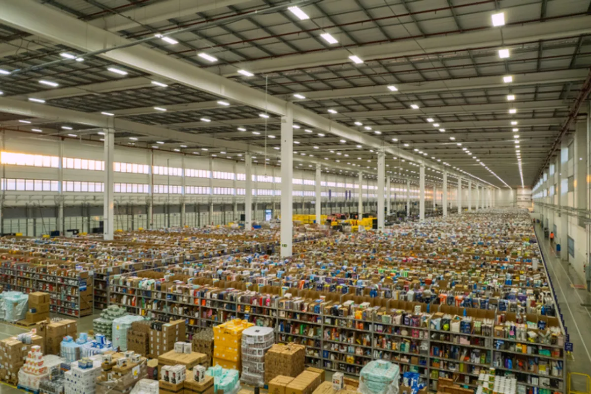 novo centro de distribuição da Amazon