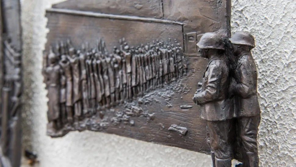 Detalhe do Museu do Holocausto, em Curitiba.