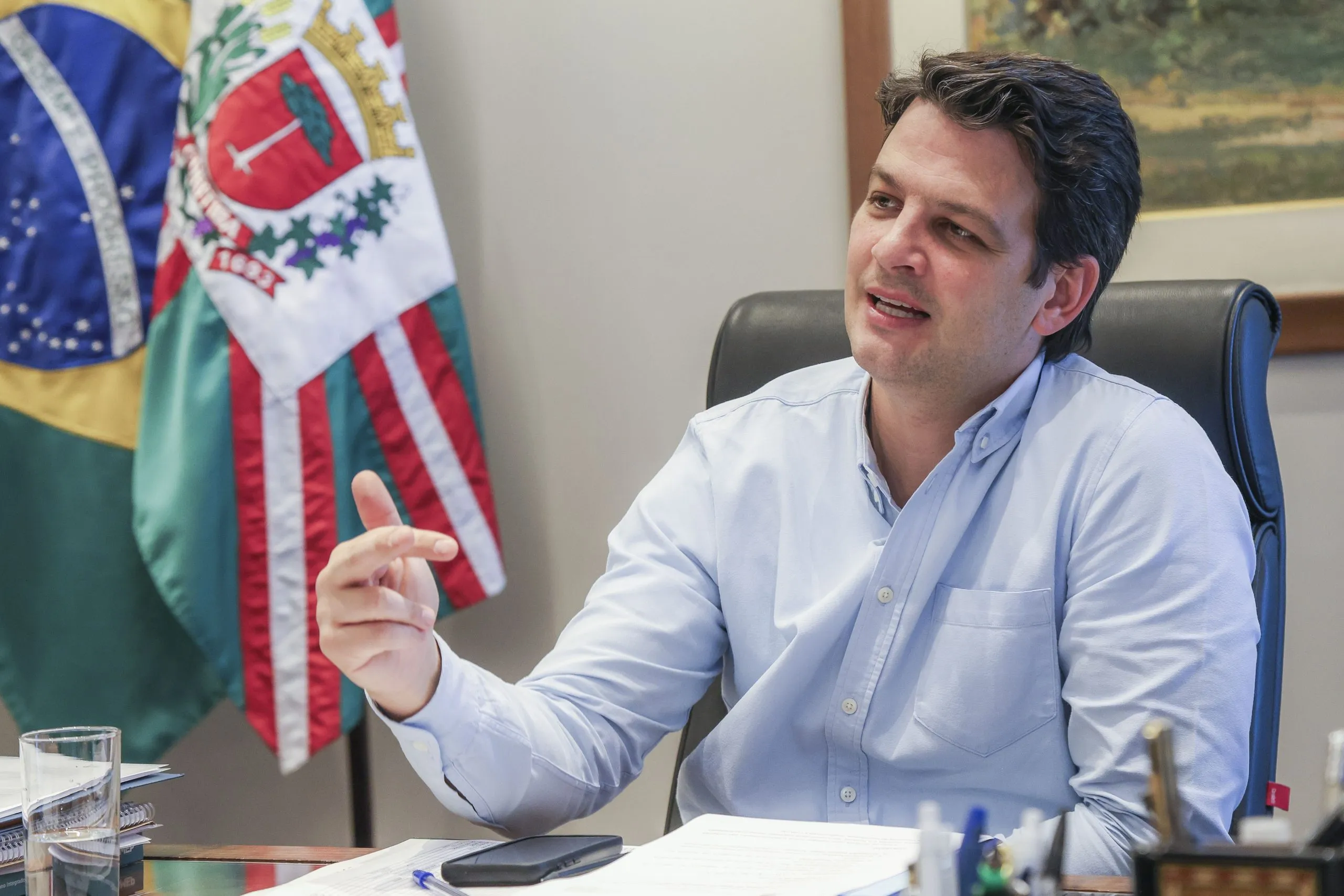 Eduardo Pimentel, prefeito de Curitiba. Foto: Pedro Ribas / Secom