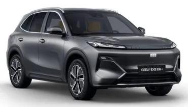 Geely EX5 EM-i PRO A versão PRO do SUV híbrido plug-in EX5 EM-i tem preço inicial de R$ 136.926 para a categoria de taxistas dentro do programa governamental.
