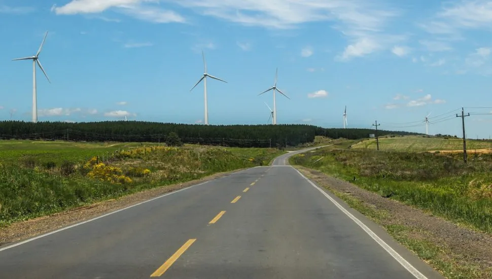 Parque eólico de Palmas, no Sudoeste do Paraná