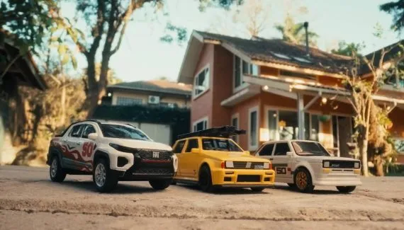 Fiat lança miniaturas colecionáveis: 147, Uno com escada no teto e mais. Onde comprar?