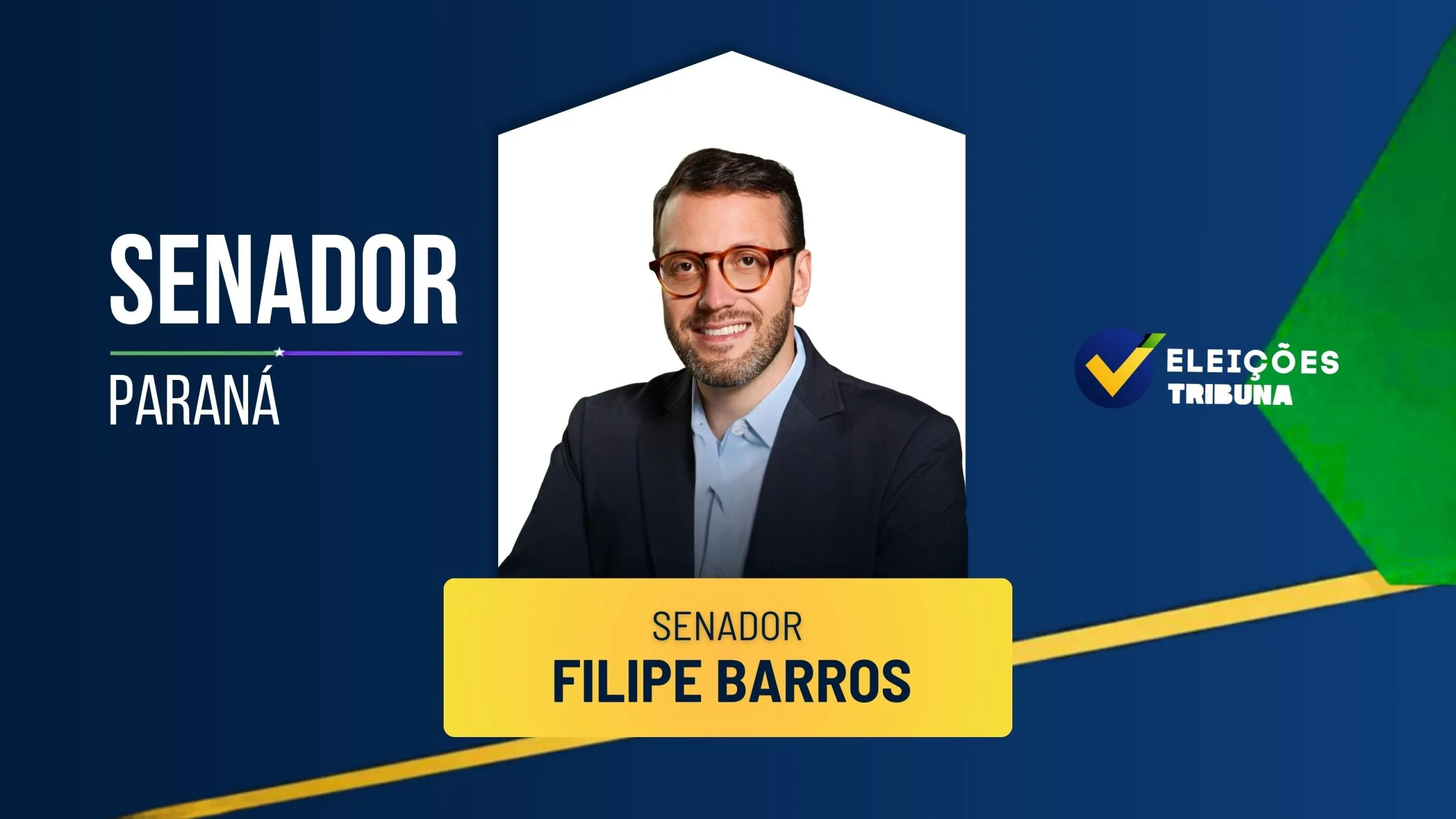 Filipe Barros (PL) assume uma das cadeiras no senado do Paraná.