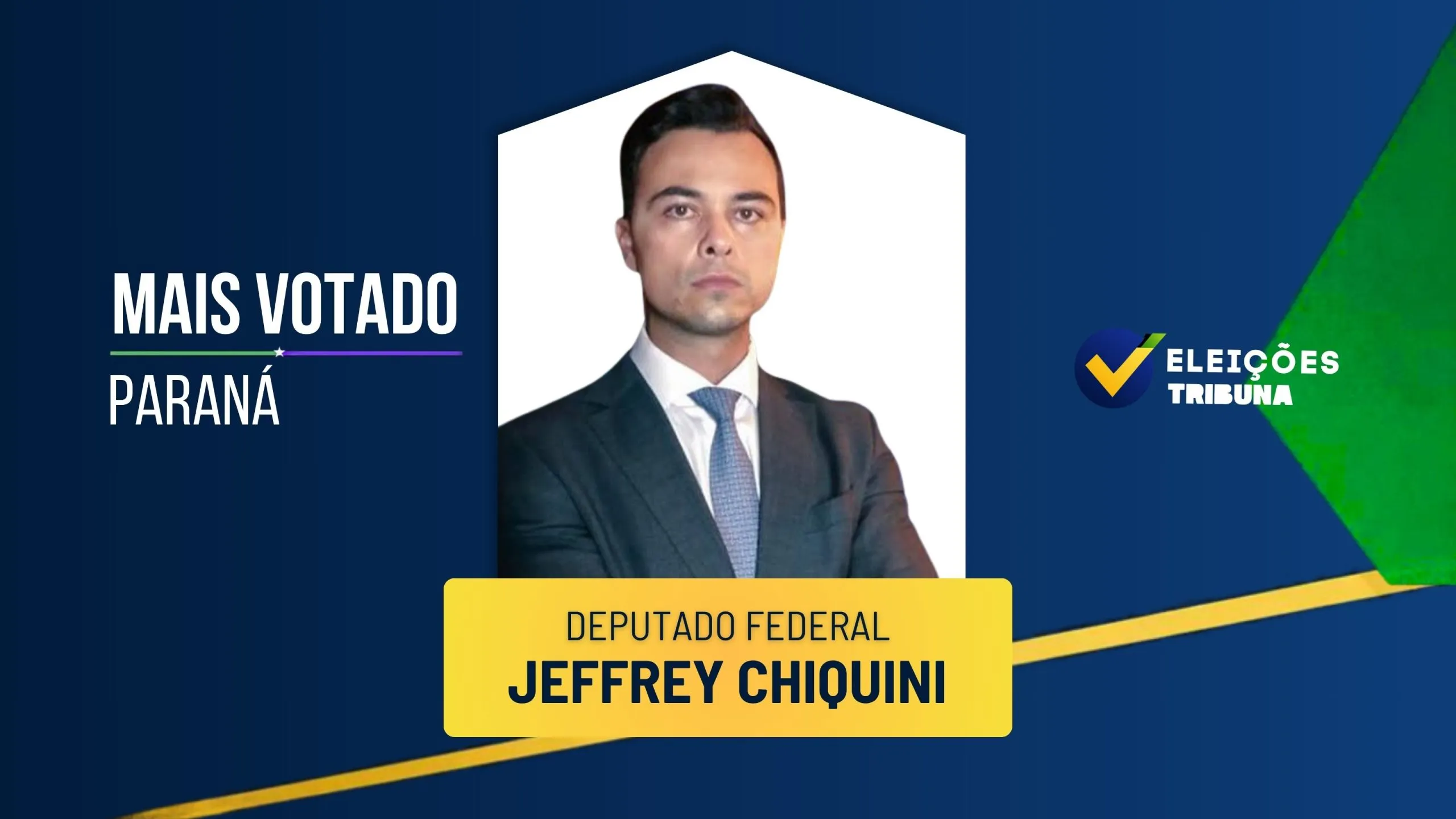 Jeffrey Chiquini é o deputado federal mais votado da história do Paraná, com 390 mil votos