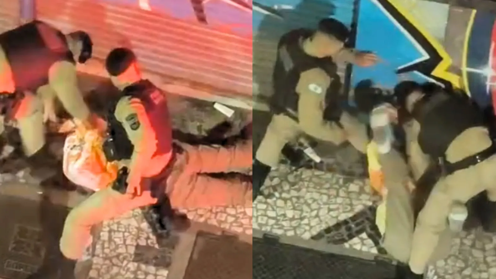 PMs são alvo de investigação após vídeo de agressão durante abordagem em Curitiba