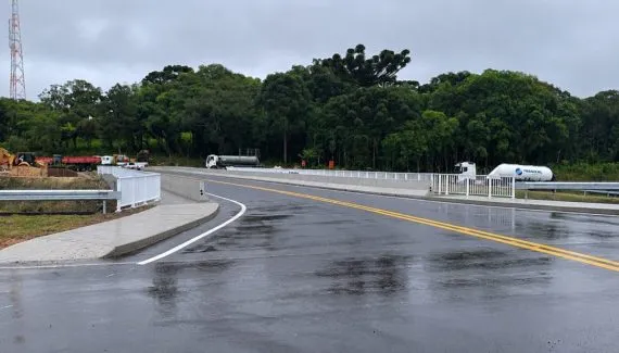Novo viaduto de 120 metros é liberado no Contorno Norte de Curitiba