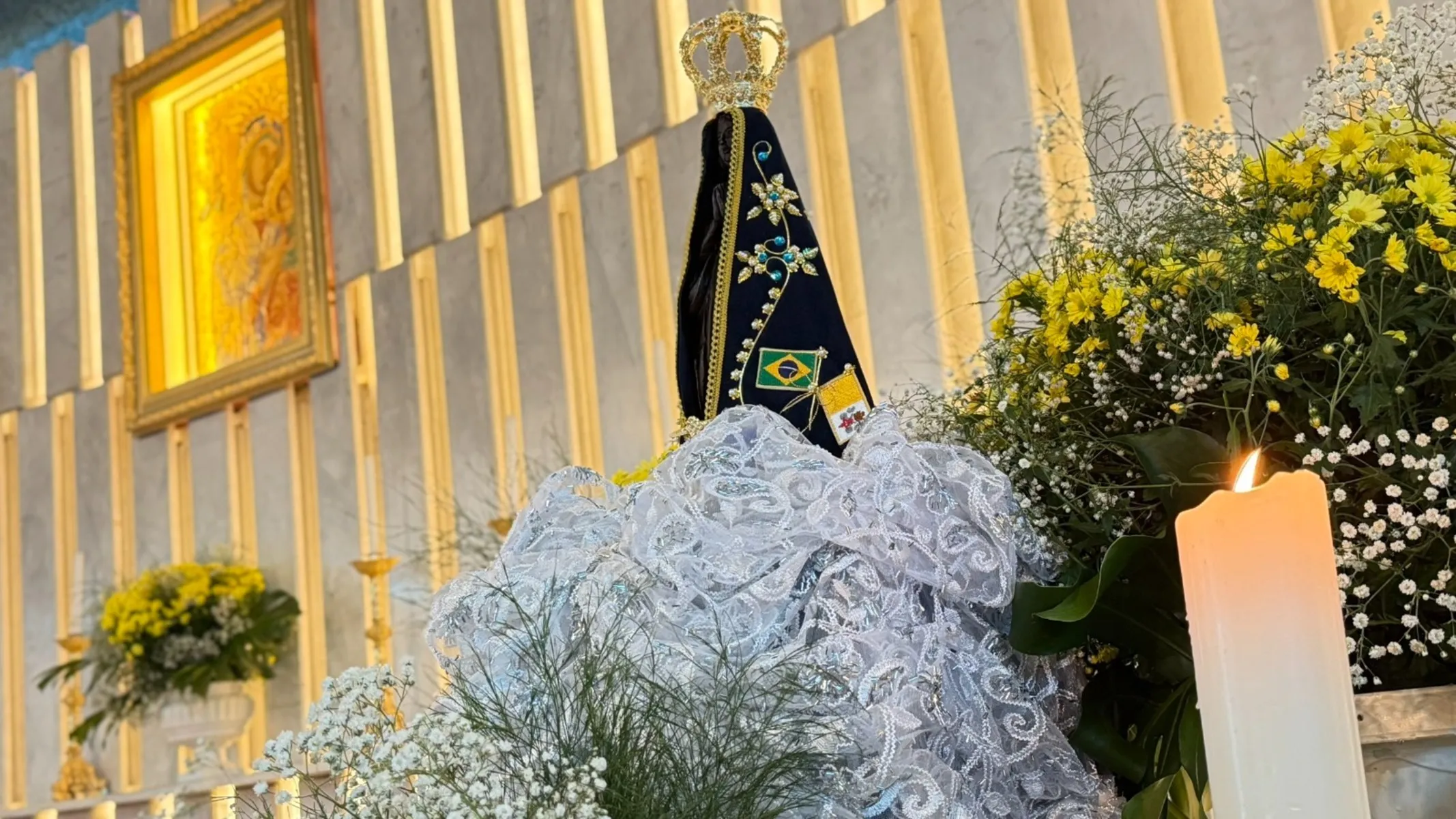 Imagem de Nossa Senhora Aparecida chega a Curitiba nesta quarta