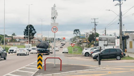 Trecho da BR-376 terá novos radares com limite de velocidade de 70 km/h