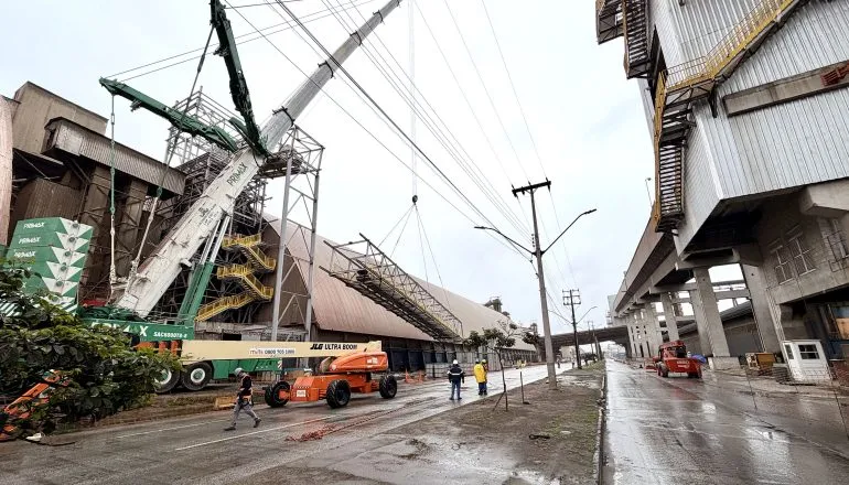 Porto de Paranaguá realiza primeira conexão do Moegão com terminal privado