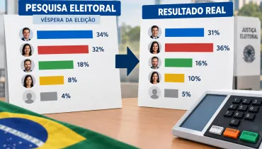 Qual pesquisa eleitoral se aproximou mais do resultado do 1º turno?