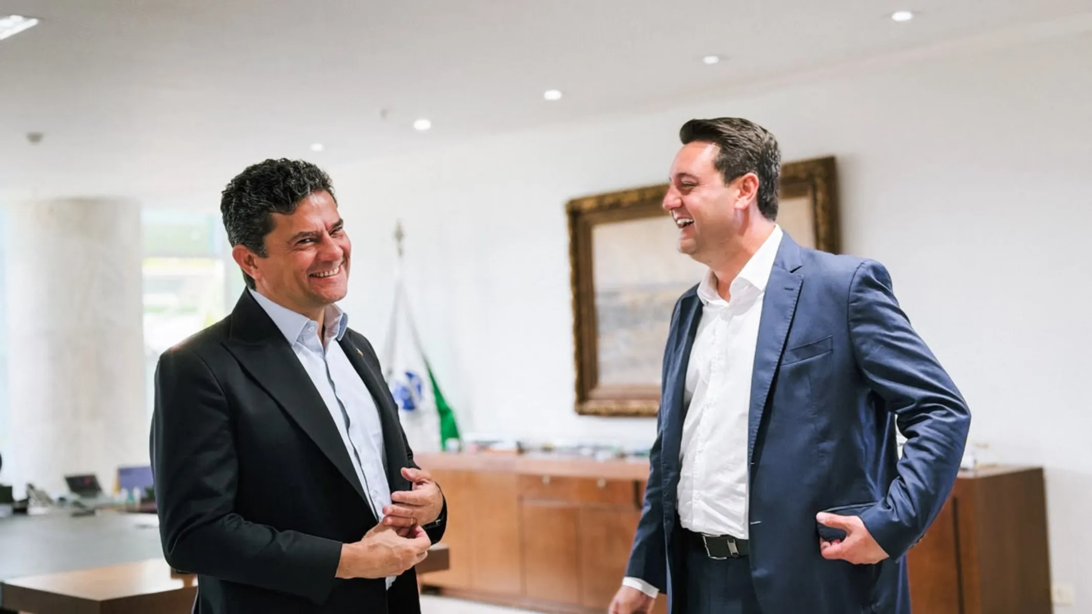 Ratinho Junior e Moro se reúnem para iniciar transição após atritos na campanha