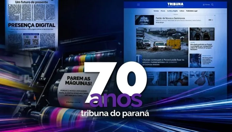 70 anos de Tribuna: como o jornal moldou o dia a dia da  Grande Curitiba