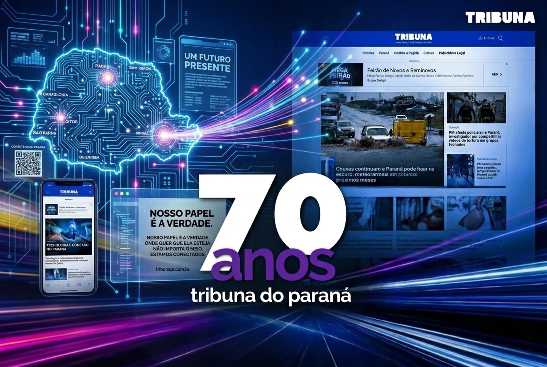 Um jornal em transformação: os próximos 70 anos da Tribuna do Paraná