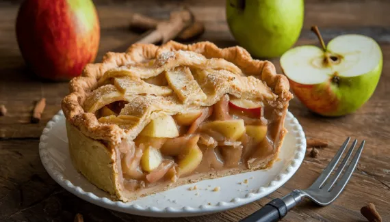 Tem maçã em casa? Aprenda a fazer uma torta com canela para o café da tarde