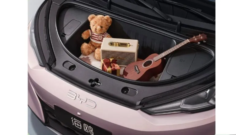 Novo BYD Seagull - dophin mini porta malas dianteiro