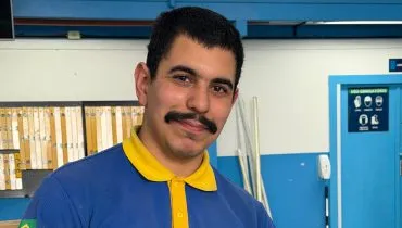 Davi da Silva Aleixo Ignacio, estudante do Senai de Curitiba.