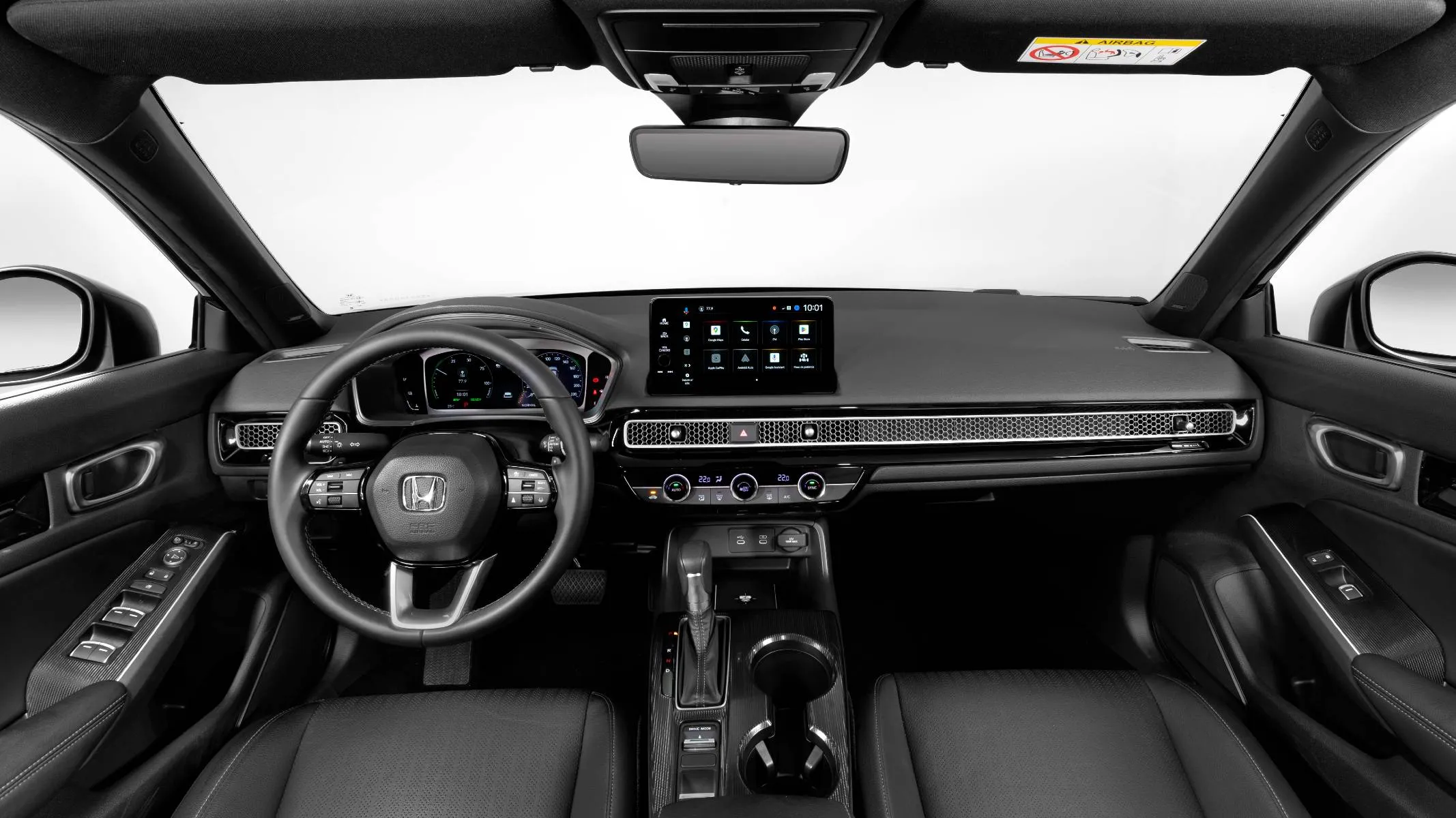 Honda Civic Advanced Hybrid cluster painel interna