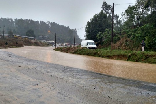 Em Rio Branco do Sul, Rodovia dos Minérios pode acabar interditada. Foto: Colaboração/Rio Branco Notícias.