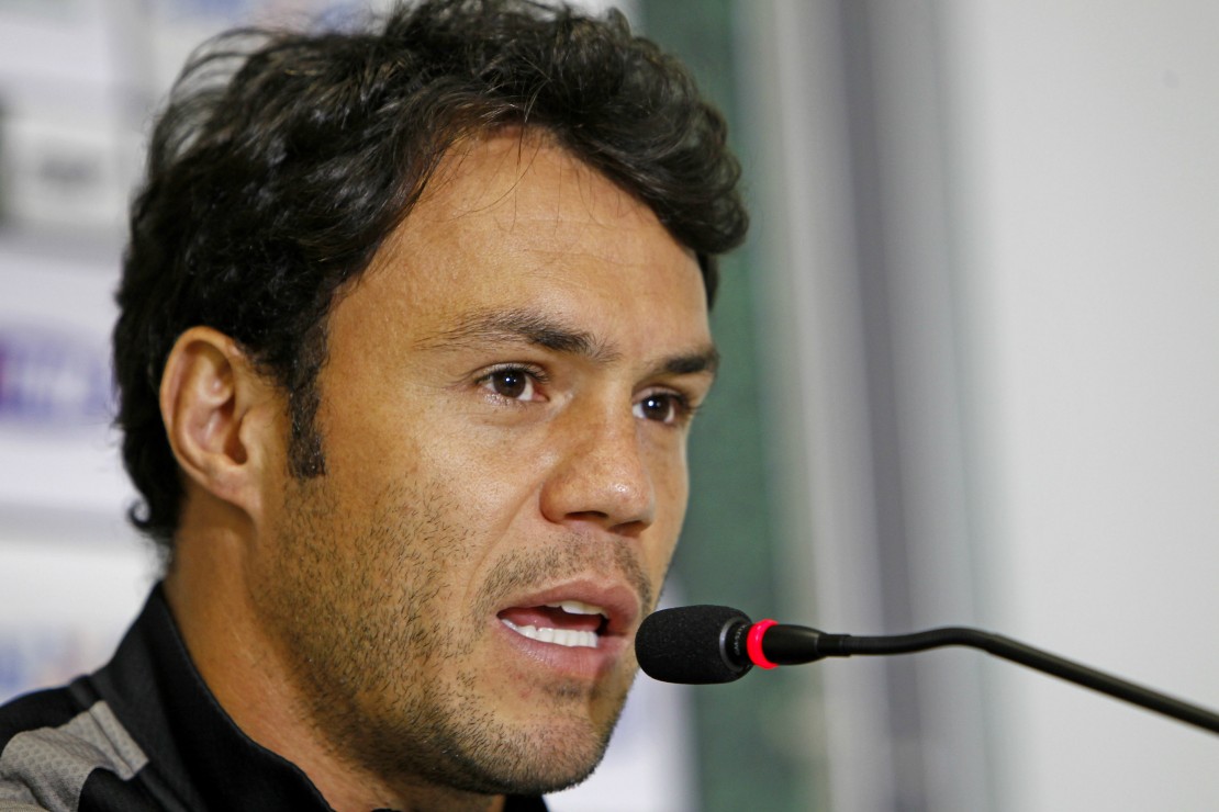 "A gente entra na Sul-Americana para vencer sim", avisou o atacante Kléber. Foto: Antonio More