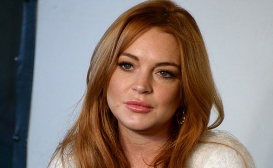 Lindsay Lohan não curtiu.