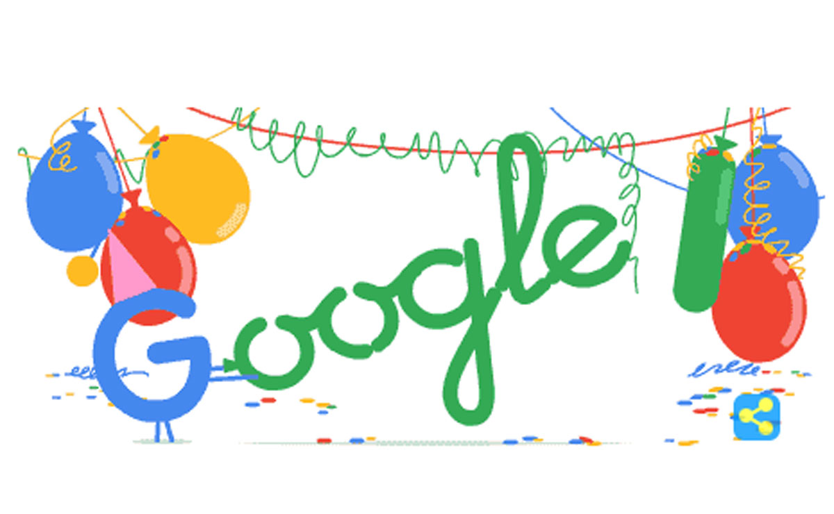 Comemoração do Aniversário do Google 27/09