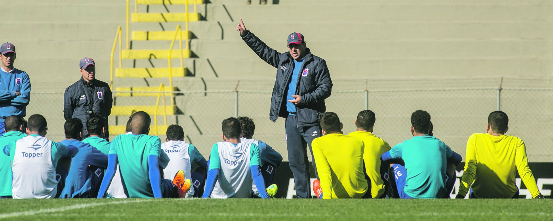 "Historicamente o Paraná sempre esteve a frente do Londrina", cutucou o técnico Marcelo Martelotte. Foto: Marcelo Andrade