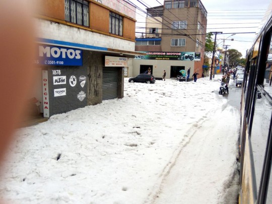 Granizo em Curitiba