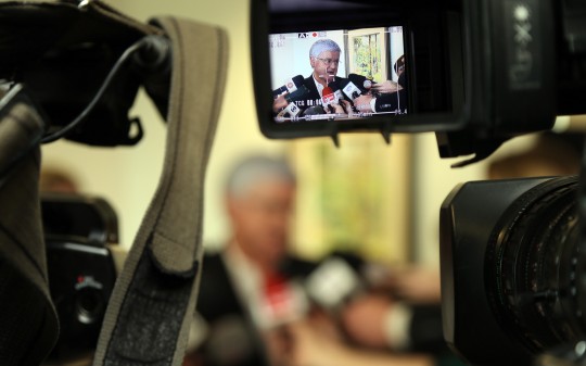 Coletiva de imprensa com o chefe da Casa Civil do Governo do Paraná, Valdir Rossoni, sobre a proposta da lei orçamentária de 2017. Curitiba, 04/10/2016. Foto: Orlando Kissner/ANPr