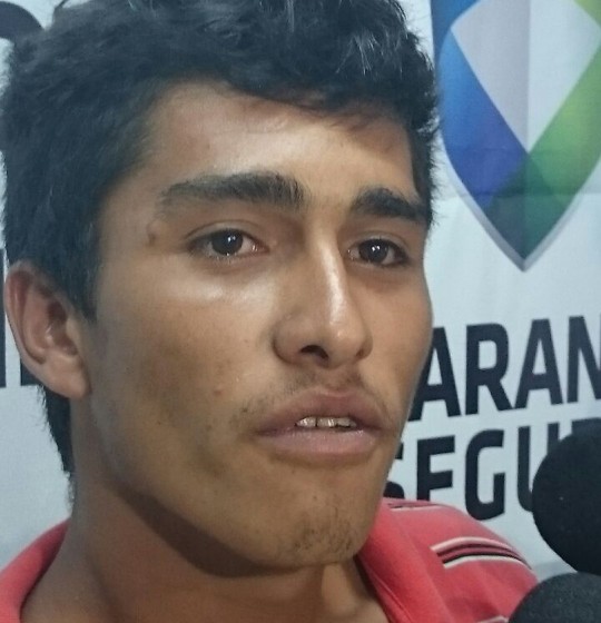 André levantou suspeitas por continuar andando no local do crime, com as roupas sujas de sangue. Acabou confessando. Foto: Divulgação Polícia Civil