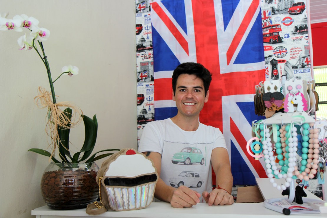 A loja, inspirada em Londres, vende roupas descoladas e exclusivas (Foto: Raquel Tannuri Santana).