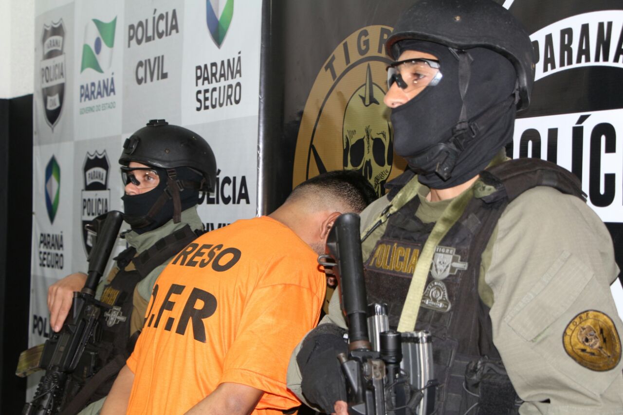 Fabrício da Silva Paes, preso suspeito de extorsão a empresário do Boa Vista.