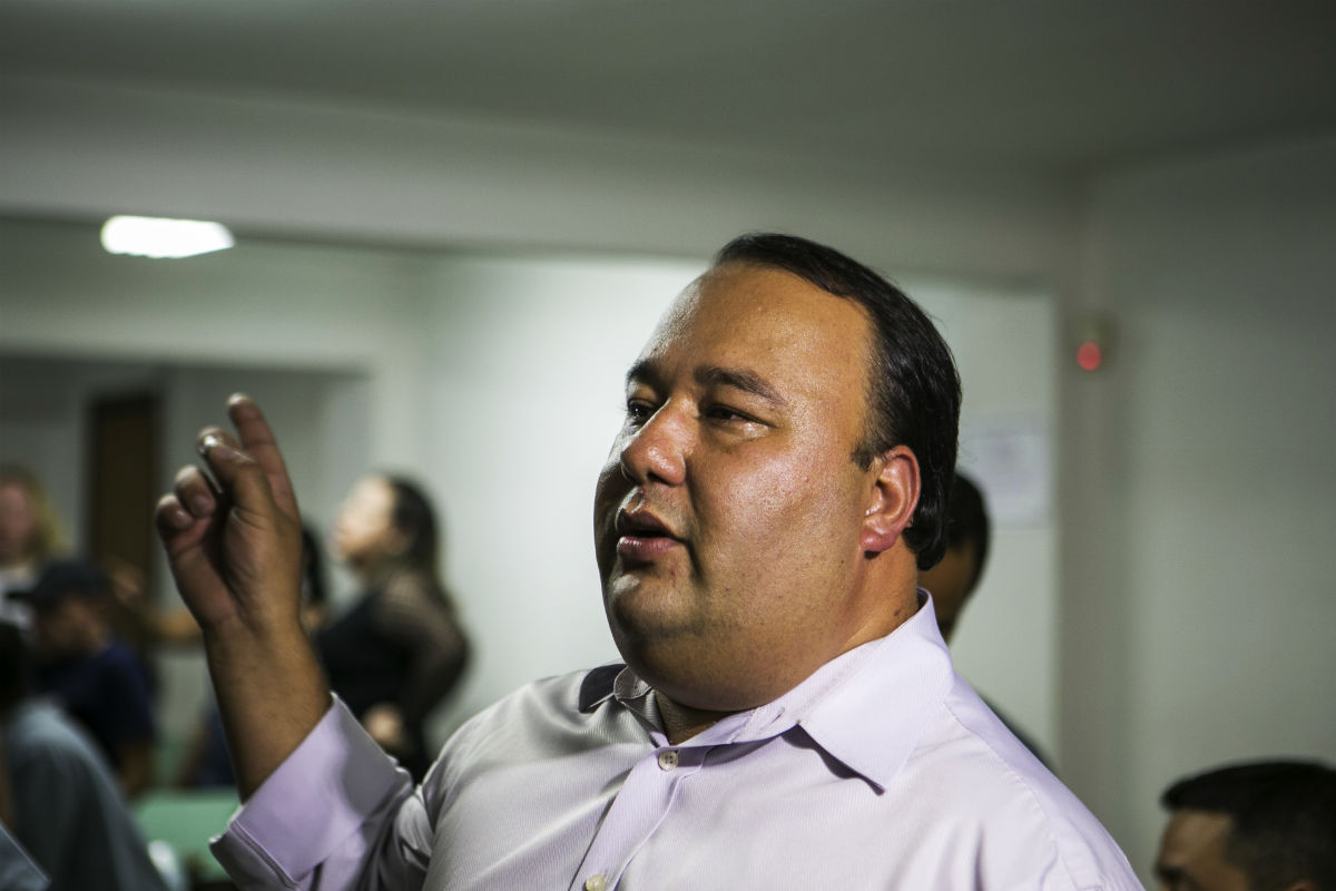 Anderson Teixeira é o atual mandatário do Sindimoc. Foto: Marcelo Andrade.