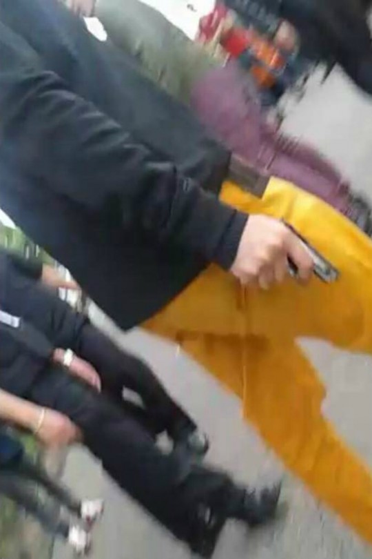 A arma usada na confusão sumiu. Foto: Reprodução.