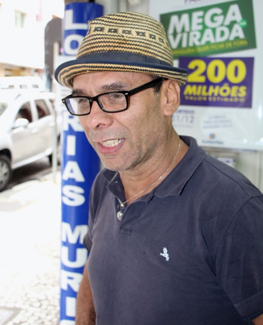 Hélio: um dia a sorte virá. Foto: Átila Alberti.