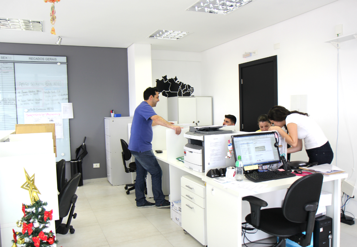 Empresa já tem 17 funcionários e o mesmo número de clientes (Foto: Raquel Tannuri Santana).