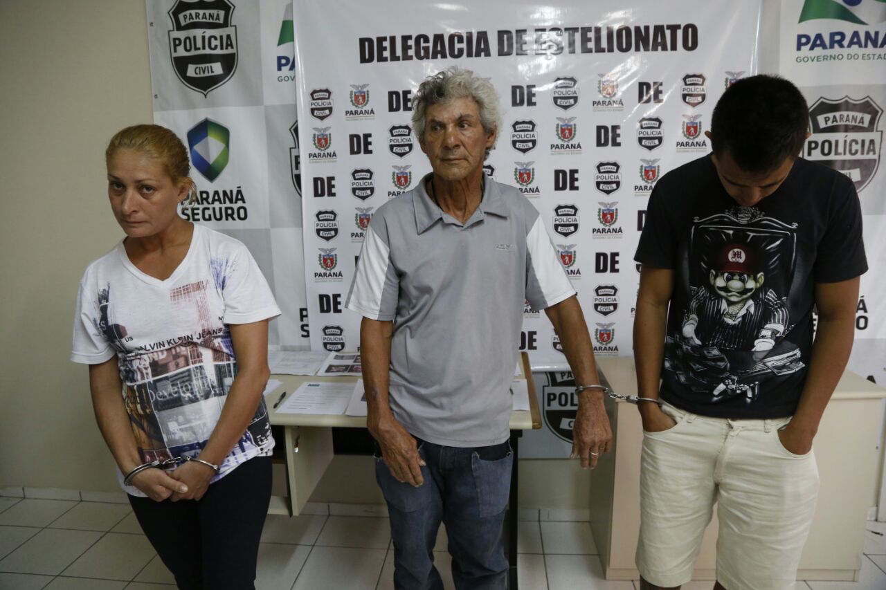 Gislaine de Meira Moura dos Santos, 34 anos, Itunes de Souza Vieira, 62 anos e Fábio Revelin Alves, 22 anos.