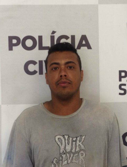 Douglas de Paula Franco foi preso por roubo qualificado. Foto: Divulgação/Polícia Civil