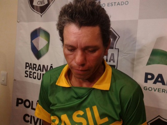 Luís Alves de Souza foi preso no bairro Cajuru, em Curitiba. Foto: Gerson Klaina