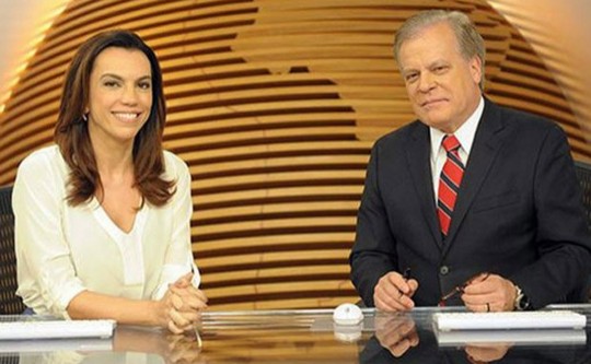 Chico Pinheiro comanda o Bom dia Brasil com Ana Paula Araújo. Foto: Reprodução.