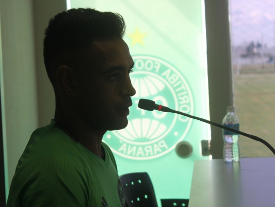 "O futebol se resolve nos 90 minutos", disse Werley. Foto: Divulgação/Coritiba FC
