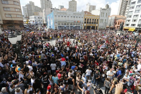 Ano passado, Zombie Walk levou 20 mil para o Centro de Curitiba. Foto: Arquivo.