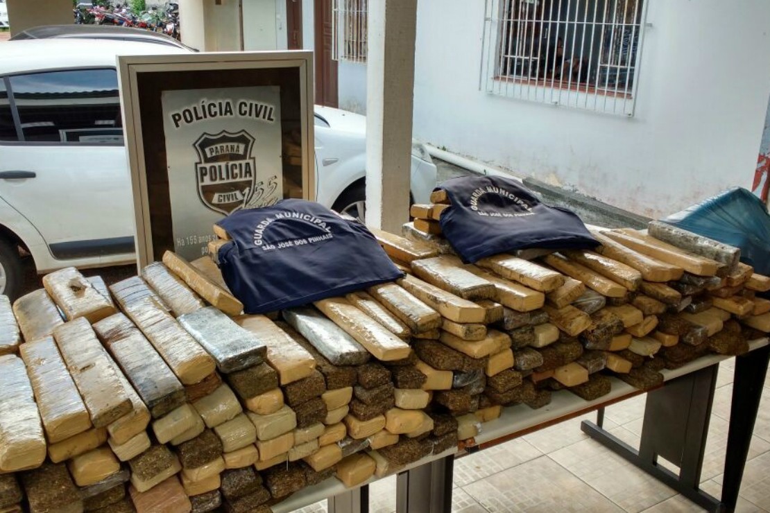 POLÍCIA INVESTIGA CASO DE VIOLÊNCIA DOMÉSTICA E APREENDE QUASE 400 QUILOS DE MACONHA