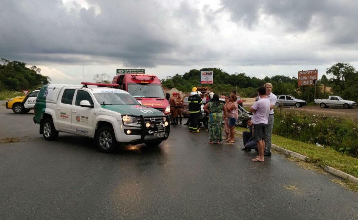 Mãe morreu e duas filhas ficaram feridas na noite chuvosa de sábado. Foto: Colaboração