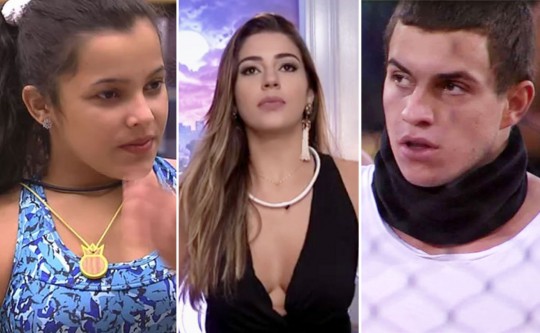 Paredão era entre Emily, Vivian e Manoel. O eliminado do Big Brother Brasil 17 ficou com 57,4% dos votos. Foto: Reprodução.