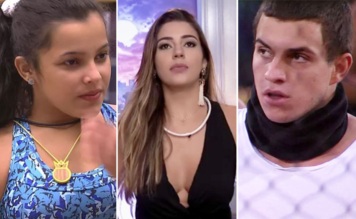 Paredão BBB tem Manoel, Emily e Vivam. Foto: Reprodução.