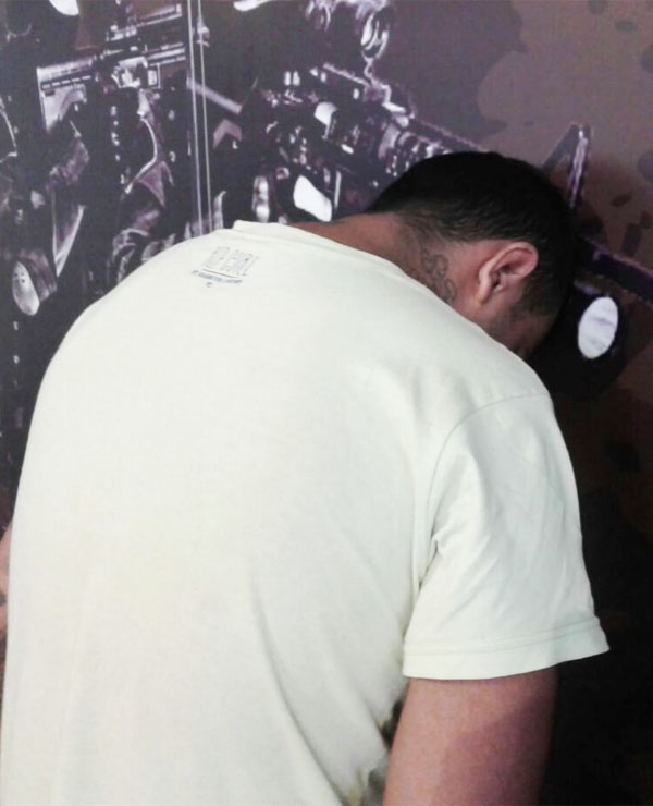 O principal alvo, Felipe Fernando Rodrigues, conhecido como “Preto”, 22 anos, suspeito da prática dos crimes, foi preso. Foto: Gerson Klaina.