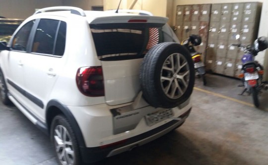 Crossfox roubado foi o primeiro veículo a ser transformado em viatura e já está circulando pela cidade. Foto: Divulgação/Guarda Municipal de Araucária